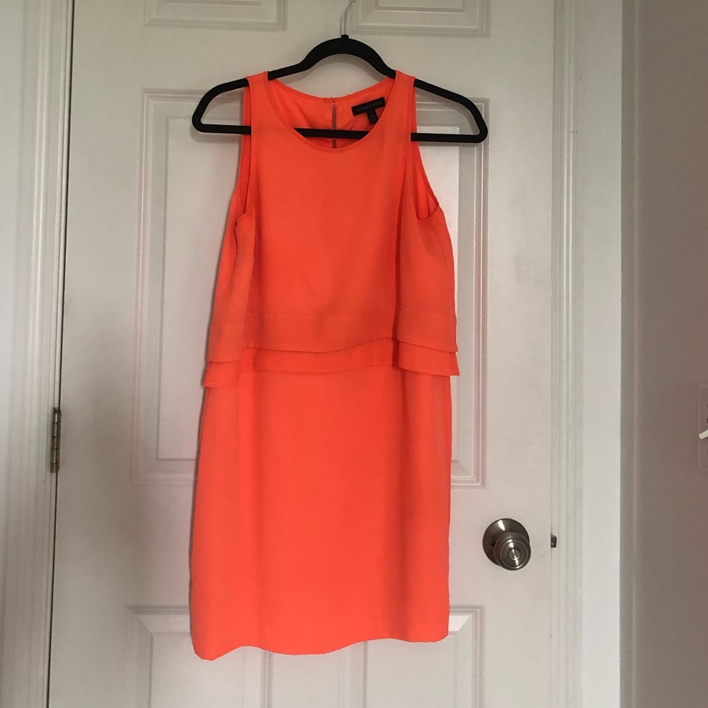 Coral Banana Republic dress